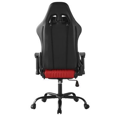 Геймерське крісло з підставкою для ніг Bonro 1002G-1 червоне (42401213)