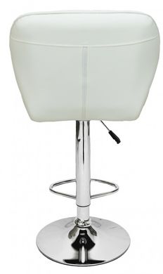 Барний стілець зі спинкою Bonro B-087 білий (40600007)