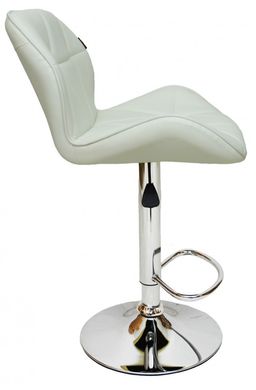 Барный стул со спинкой Bonro B-087 белый (40600007)