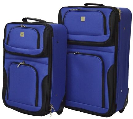 Набор чемоданов Bonro Best 2 шт синий (10080702)