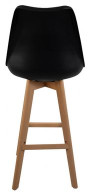 Барный стул со спинкой Bonro B-487 черный (40070007)