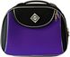 Комплект чемодан и кейс Bonro Style средний черно-фиолетовый (10120203)