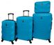 Набір валіз 4 штуки Bonro 2019 голубий (10500203)