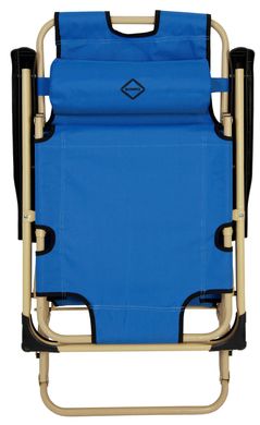 Шезлонг лежак Bonro 180 см темно-синій (70000012)