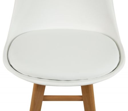 Барный стул со спинкой Bonro B-487 белый (40070008)