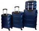 Набір валіз 4 штуки Bonro 2019 темно-синій (10500204)