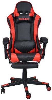 Крісло геймерське Bonro B-2013-1 червоне (40800013)