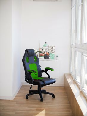 Крісло геймерське Bonro B-2022S зелене (40800110)