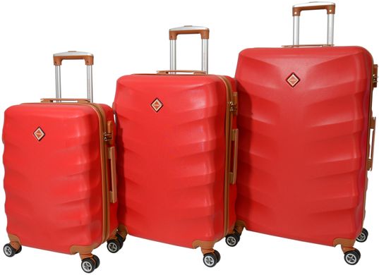 Набор чемоданов Bonro Next 5 штук бордовый (10060504)