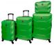Набор чемоданов 4 штуки Bonro 2019 салатовый (10500205)