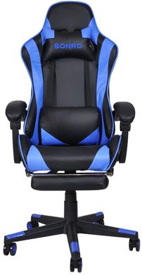 Кресло геймерское Bonro B-2013-1 синее (40800015)