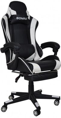 Кресло геймерское Bonro B-2013-1 белое (40800011)