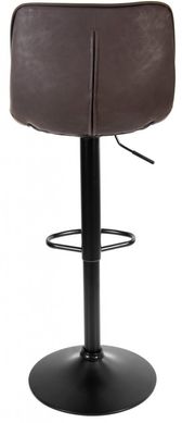 Барний стілець зі спинкою Bonro B-081 темно-коричневий (40600017)