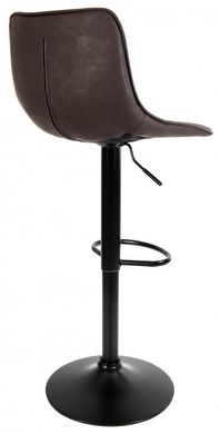 Барний стілець зі спинкою Bonro B-081 темно-коричневий (40600017)