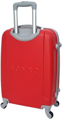 Набір валіз Bonro Smile 4 штуки бордовий (10050401)