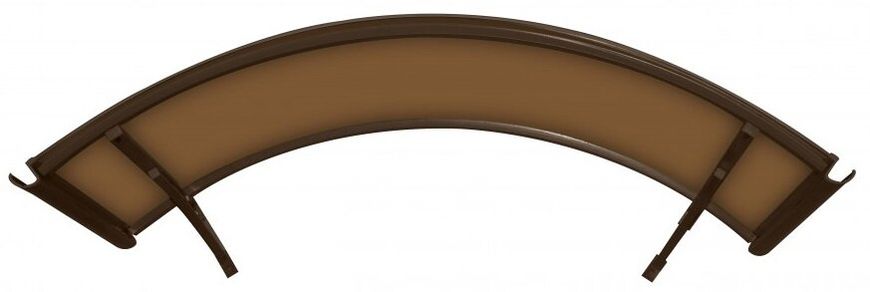 Навіс для вхідних дверей Siker 900-I (900*1400) коричневий (90100026)
