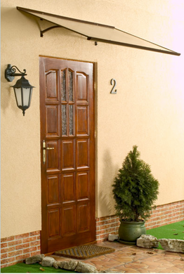 Навес для входных дверей Siker 900-S (900*1200) коричневый (90100027)