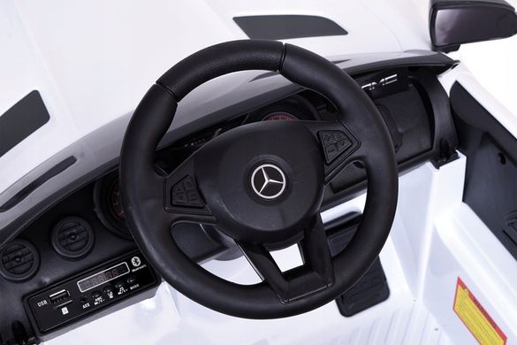 Детский електромобиль Mercedes BBH-011 белый (колеса EVA) (42300126) (лицензионный)