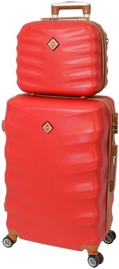 Комплект чемодан и кейс Bonro Next маленький бордовый (10066704)
