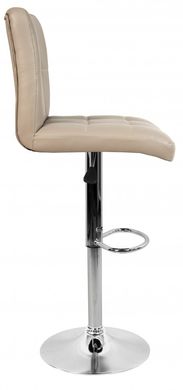 Барний стілець зі спинкою Bonro BC-0106 темно-бежевий (47000043)