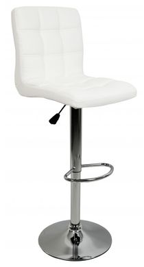 Барний стілець зі спинкою Bonro B-1021 білий (40080054)