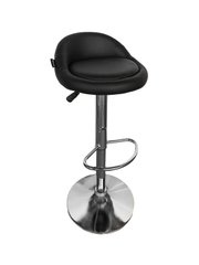 Барний стілець зі спинкою Bonro B-075 чорний (42400101)