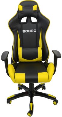 Крісло геймерське Bonro 2018 Yellow (40200003)