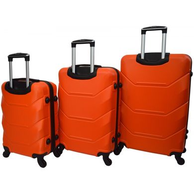 Набір валіз 3 штуки Bonro 2019 оранжевий (10500301)