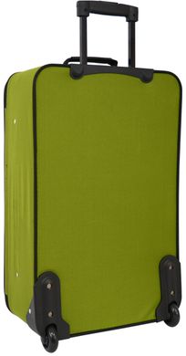 Комплект валіза і сумка Bonro Best середній зелений (10080601)