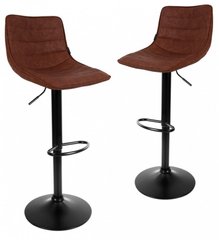 Барный стул со спинкой Bonro B-081 светло-коричневый (2 шт) (47000068)