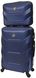 Набор чемоданов 5 штук Bonro 2019 темно-синий (10500104)