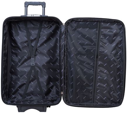 Комплект валіза та кейс Bonro Style маленький чорно-сірий (10120104)