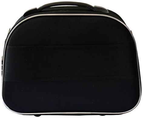 Комплект чемодан и кейс Bonro Style маленький черно-серый (10120104)