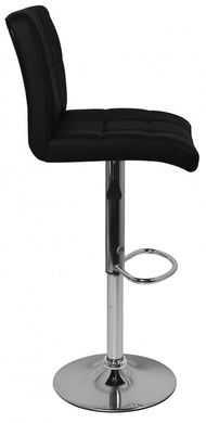 Барний стілець зі спинкою Bonro BC-0106 чорний (2 шт) (47000100)