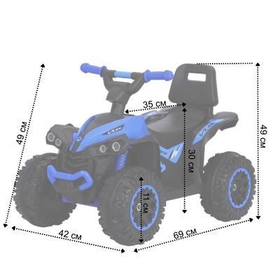 Дитяча машинка каталка толокар Spoko SP-925 синій (42401036)