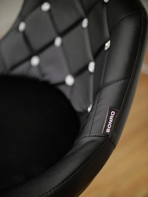 Барный стул со спинкой Bonro B-0741 черный (47000038)