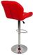 Барный стул со спинкой Bonro B-868M красный (40080053)