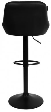 Барный стул со спинкой Bonro B-074 черный (черное основание) (47000041)