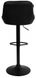 Барний стілець зі спинкою Bonro B-074 чорний (чорна основа) (47000041)