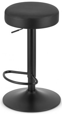 Барний стілець Bonro B-067 чорний з чорною основою (47000150)