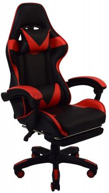 Кресло геймерское Bonro B-810 красное с подставкой для ног (42300049)