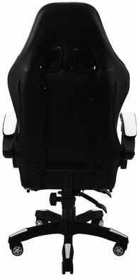 Крісло геймерське Bonro B-810 біле з підставкою для ніг (42300048)