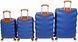 Набор чемоданов Bonro Next 4 штуки синий (10060401)
