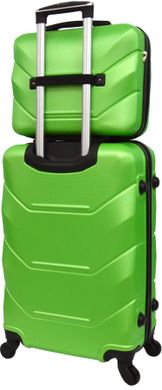 Комплект валіза і кейс Bonro 2019 маленький салатовий (10501005)