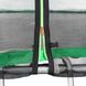 Батут Atleto 404 см с двойными ногами с сеткой зеленый (21000203)