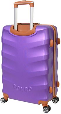 Набор чемоданов Bonro Next 4 штуки фиолетовый (10060403)