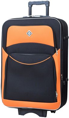 Набір дорожніх валіз Bonro Style 3 штуки чорно-оранжевий (10010306)