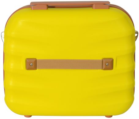 Комплект валіза і кейс Bonro Next середній жовтий (10066807)