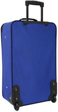 Комплект чемодан и сумка Bonro Best средний синий (10080602)