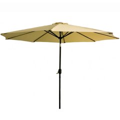 Зонт садовый регулируемый с наклоном бежевая Bonro B-016 3м 8 спиц (42400507)